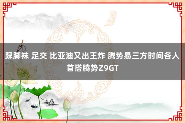 踩脚袜 足交 比亚迪又出王炸 腾势易三方时间各人首搭腾势Z9GT